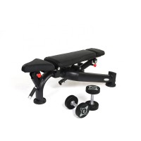 Removable gym equipment adjustable flat bench for dumbbell training