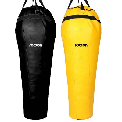 Custom wholesale super fiber PU leather cone-shape punching bags boxing sandbag